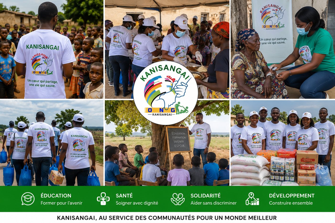 Mosaïque des actions communautaires de KANISA NGA